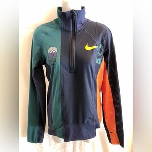 NIKE x SACAI Athletics West Navy Colorblock Jersey XS